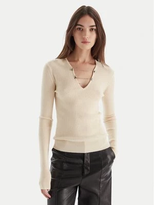Obrázek produktu Patrizia Pepe Svetr 2K0331/K7S0-ecW405 Écru Regular Fit