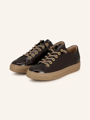 Obrázek produktu Paul Green Lakované Sneakersy Moro tmavě hnědá