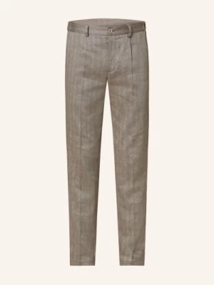 Obrázek produktu Paul Oblekové Kalhoty Slim Fit Se Lnem hnědá