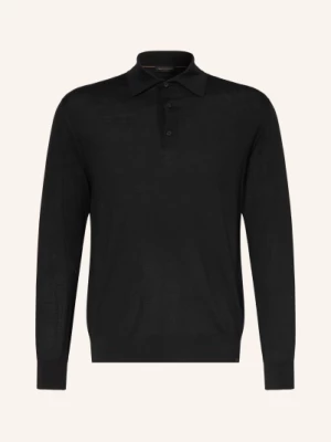 Obrázek produktu Paul & Shark Pletené Polo Tričko Regular Fit Z Merino Vlny černá