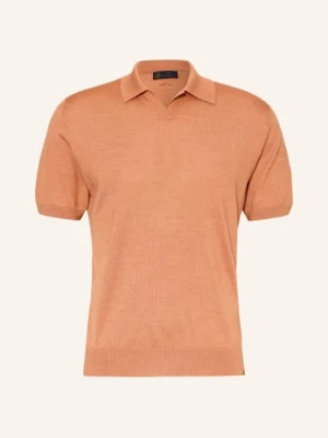 Obrázek produktu Paul & Shark Pletené Polo Tričko S Hedvábím tmavě oranžová Paul&Shark