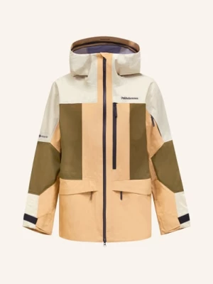 Obrázek produktu Peak Performance Hardshellová Lyžařská Bunda Gravity Gore-Tex velbloudí / krémová / olivová