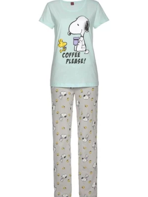 Obrázek produktu PEANUTS Pyžamo  žlutá / šedá / mátová / bílá