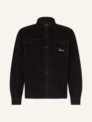 Obrázek produktu Pegador Oversized Overshirt Bilaspur Comfort Fit Z Manšestru černá