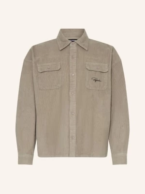 Obrázek produktu Pegador Oversized Overshirt Bilaspur Comfort Fit Z Manšestru šedá