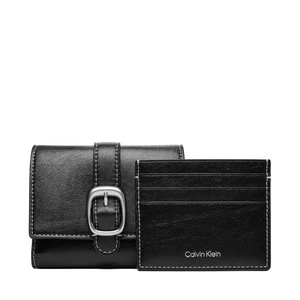 Obrázek produktu Peněženka Calvin Klein Buckle 2 In 1 Wallet LV04F1168G Černá