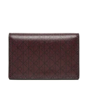 Obrázek produktu Peněženka Calvin Klein Emblem Aop Accordion Cardcase LV04F1083G Bordó