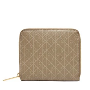 Obrázek produktu Peněženka Calvin Klein Emblem Aop Square Zip Around LV04F1089G Béžová