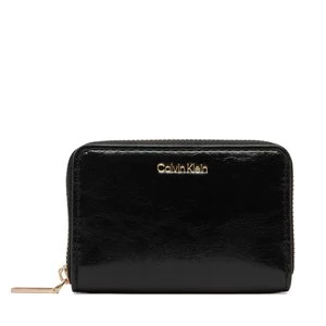 Obrázek produktu Peněženka Calvin Klein Foil Glossy Square Zip Around LV04F1201G Černá