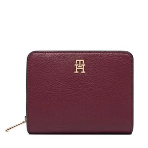 Obrázek produktu Peněženka Tommy Hilfiger Th Icon Med Za W/ Flap Seasonal AW0AW18758 Bordó