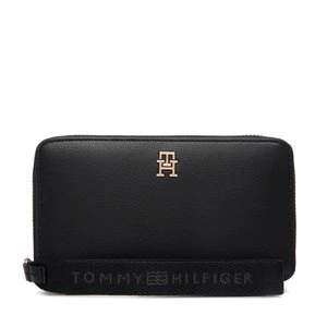 Obrázek produktu Peněženka Tommy Hilfiger Th Logotape Compact Zip Around AW0AW18699 Černá