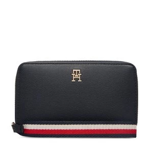 Obrázek produktu Peněženka Tommy Hilfiger Th Logotape Compact Zip Around AW0AW18699 Tmavomodrá