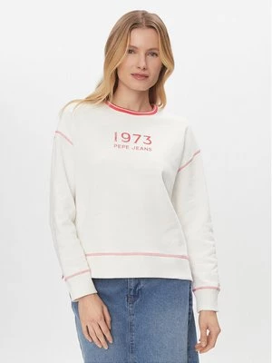 Obrázek produktu Pepe Jeans Mikina Hache PL581398 Bílá Boxy Fit