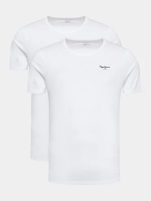 Obrázek produktu Pepe Jeans Souprava triček Pepe Tshirt 2P PMU10976 Bílá Regular Fit