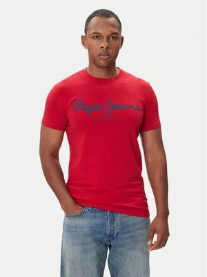 Obrázek produktu Pepe Jeans T-Shirt Original Stretch N PM5010132 Červená Regular Fit