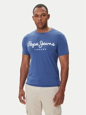 Obrázek produktu Pepe Jeans T-Shirt Original Stretch N PM5010132 Tmavomodrá Regular Fit