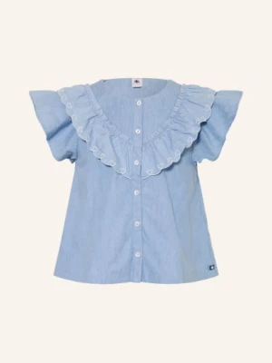 Obrázek produktu Petit Bateau Blůza S Volánky tmavě modrá