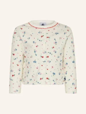 Obrázek produktu Petit Bateau Jerseyová Bunda bílá / růžová / tmavě modrá