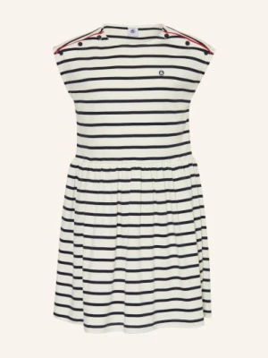Obrázek produktu Petit Bateau Jerseyové Šaty bílá / tmavě modrá
