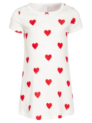 Obrázek produktu Petit Bateau Noční Košile bílá / červená