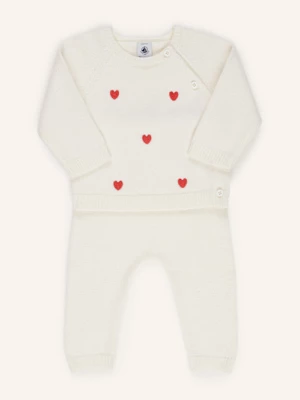 Obrázek produktu Petit Bateau Sada: Svetr A Úpletové Kalhoty bílá