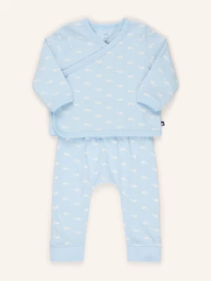 Obrázek produktu Petit Bateau Sada: Zavinovací Tričko A Kalhoty tmavě modrá / bílá