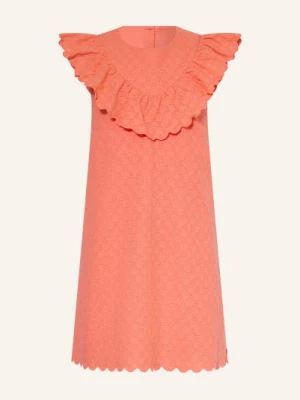 Obrázek produktu Petit Bateau Šaty S Volánky světle červená