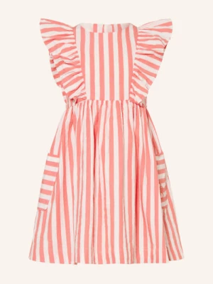 Obrázek produktu Petit Bateau Šaty S Volánky světle červená / bílá