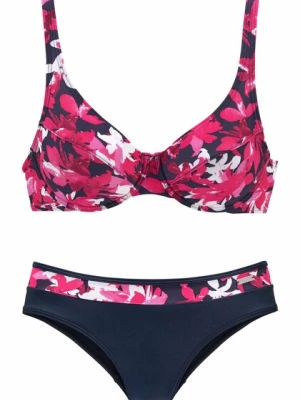 Obrázek produktu PETITE FLEUR Bikiny  marine modrá / pink / bílá