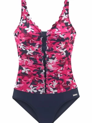 Obrázek produktu PETITE FLEUR Plavky  tmavě modrá / pink / bílá