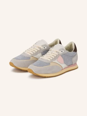 Obrázek produktu Philippe Model Tenisky Blville Low stříbrná / tmavě hnědá / růžová
