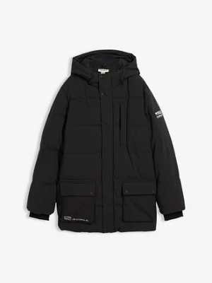 Obrázek produktu Pikowana parka ze sportowymi detalami i kapturem bonprix