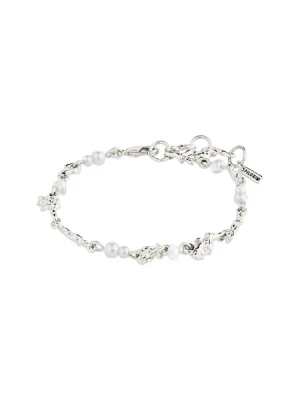 Obrázek produktu Pilgrim Náramek  stříbrná / perlově bílá