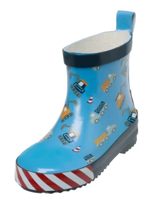 Obrázek produktu PLAYSHOES Gumové holínky 'Baustelle'  námořnická modř / světlemodrá / červená / bílá