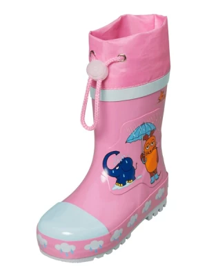 Obrázek produktu PLAYSHOES Gumové holínky 'Maus & Elefant'  námořnická modř / světlemodrá / oranžová / růžová