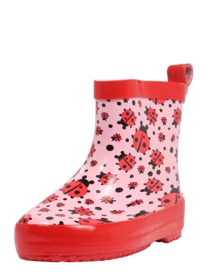 Obrázek produktu PLAYSHOES Gumové holínky  růžová / světle červená / černá