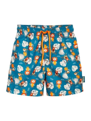 Obrázek produktu PLAYSHOES Plavecké šortky 'Dschungel'  režná / petrolejová / oranžová