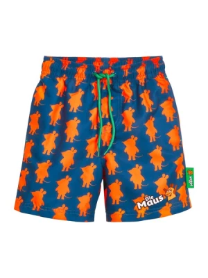 Obrázek produktu PLAYSHOES Plavecké šortky 'Pirat'  marine modrá / oranžová