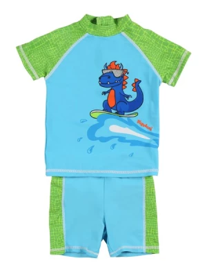 Obrázek produktu PLAYSHOES Plavky 'DINO'  nebeská modř / světlemodrá / zelená / červená