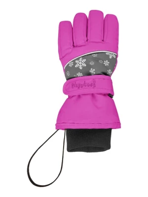 Obrázek produktu PLAYSHOES Rukavice  šedá / fuchsiová / černá / bílá