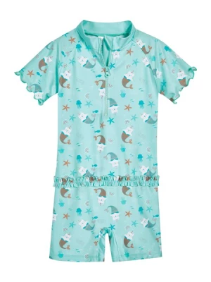 Obrázek produktu PLAYSHOES UV ochrana 'Einhornmeerkatze'  hnědá / mátová / bílá