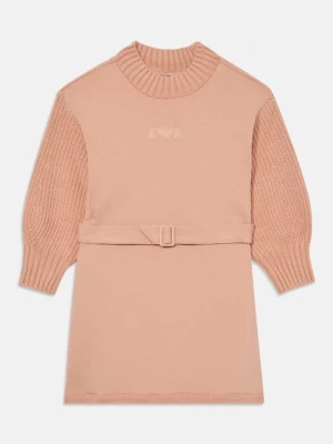 Obrázek produktu Pletené šaty Emporio Armani růžově zlatá barva