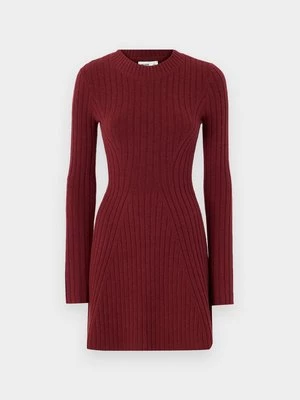Obrázek produktu Pletené šaty Hollister Co. tmavě červená