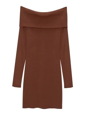 Obrázek produktu Pletené šaty PULL&BEAR hnědá