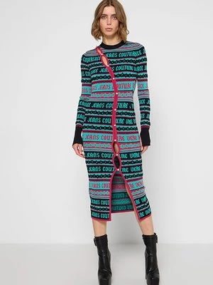 Obrázek produktu Pletené šaty Versace Jeans Couture tyrkysová