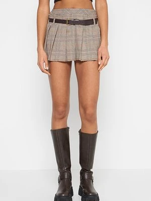 Obrázek produktu Plisovaná sukně Bershka béžová