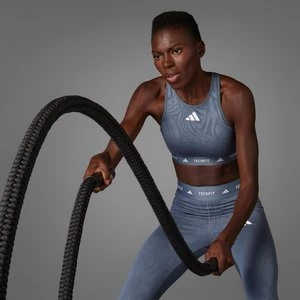 Obrázek produktu Podprsenka Techfit Medium-Support High-Neck Print Adidas
