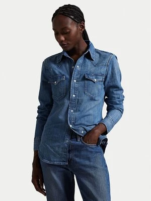 Obrázek produktu Polo Ralph Lauren džínová košile 211969402001 Tmavomodrá Slim Fit