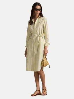 Obrázek produktu Polo Ralph Lauren Košilové šaty 211959901501 Žlutá Regular Fit