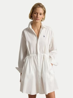 Obrázek produktu Polo Ralph Lauren Košilové šaty 211B19986003 Bílá Relaxed Fit